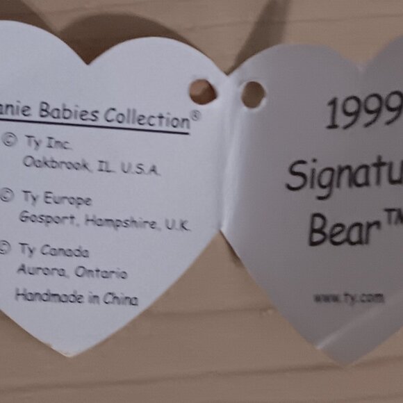 1999 Signature Bear - 1st Official Signature Series - Picture 6 of 13